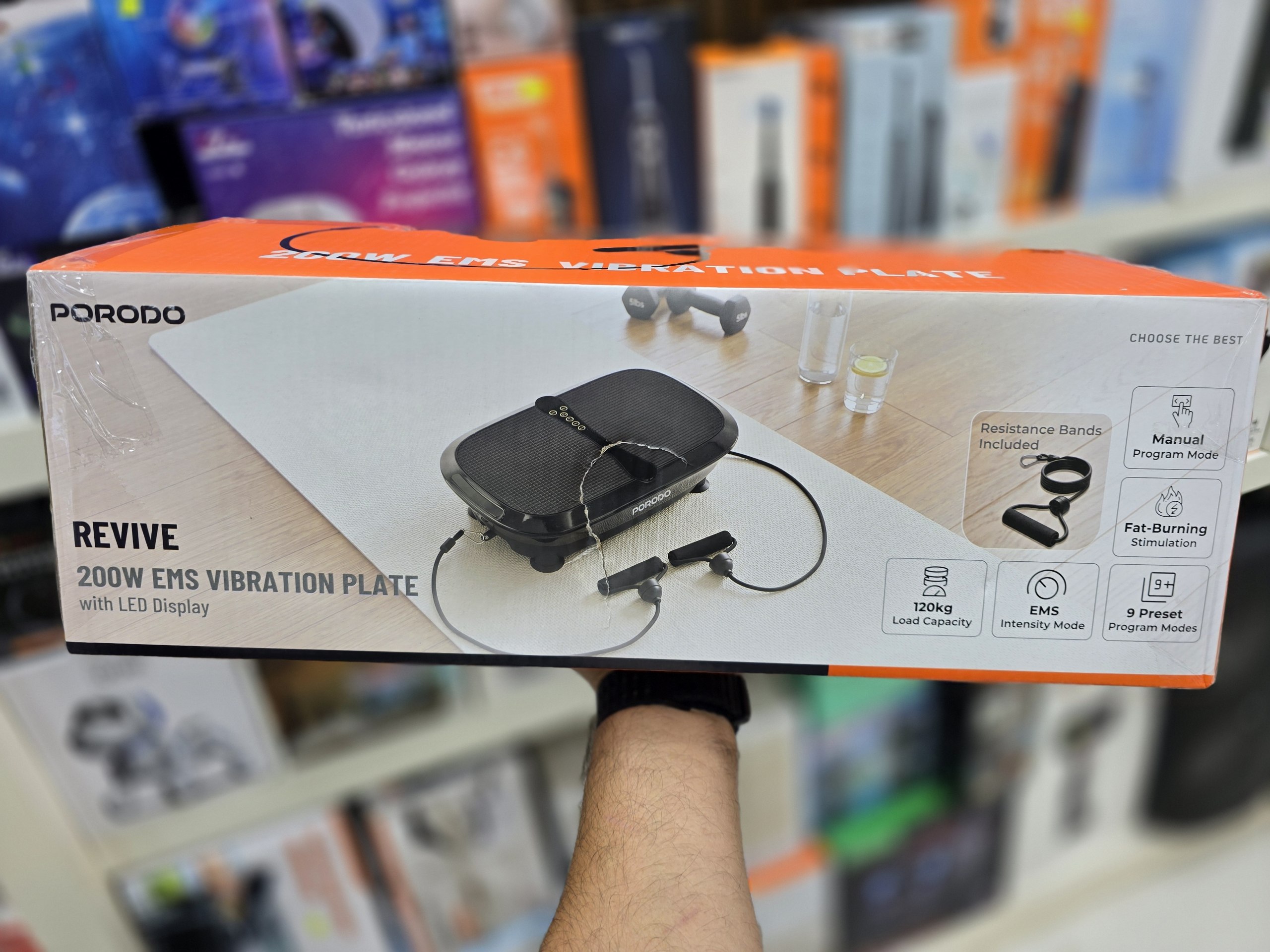 صفحه ویبره و تحریک الکتریکی عضلات مدل KW5116 از برند Porodo
